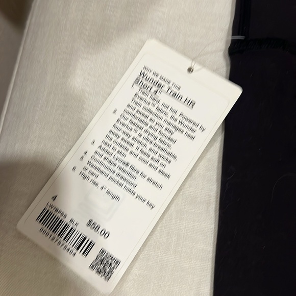 Lululemon black Wunder Train high rise shorts NEW - Picture 4 of 5